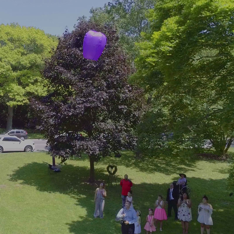 Wedding Drone Shots