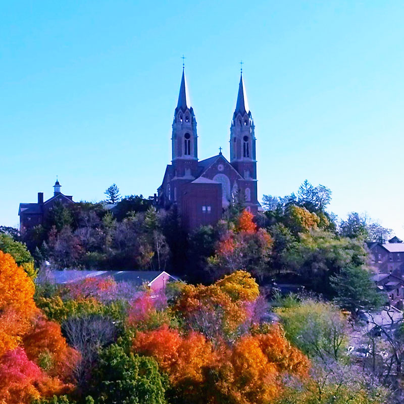 Holy Hill 4K Aerial Video